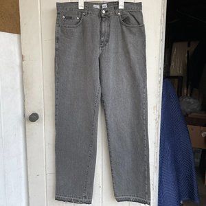 Calvin Klein Men's grey jeans wide leg